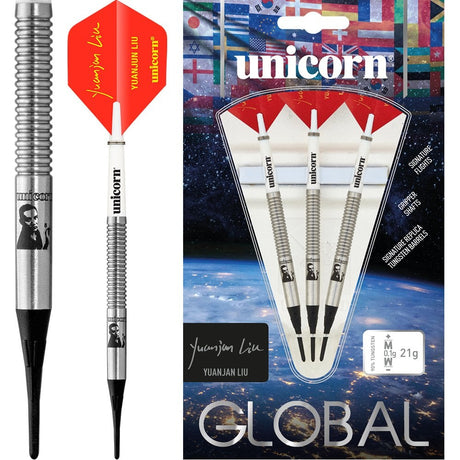 Unicorn Global Darts - Soft Tip Tungsten - Yuanjun Liu