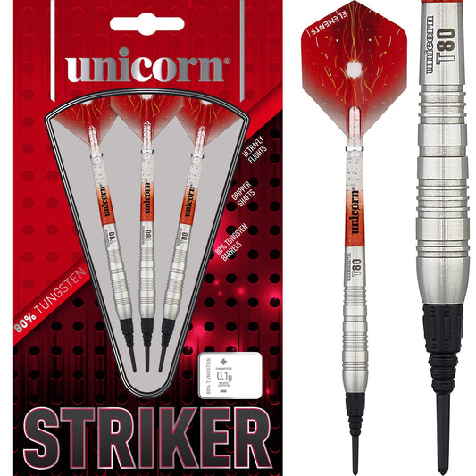 Unicorn T80 Darts - Core XL - Soft Tip - S4 - Striker 22g