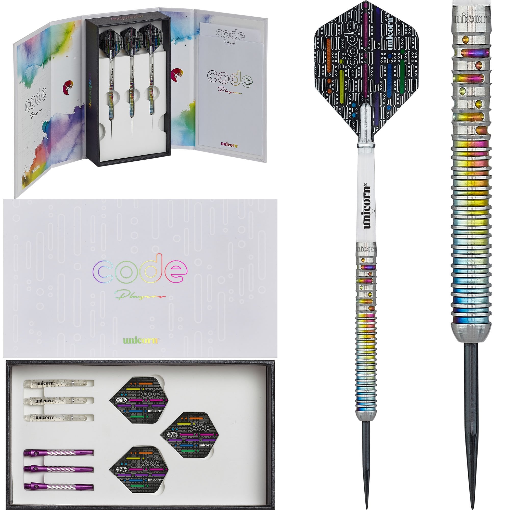 ダーツ Unicorn Gary Anderson Code Unicorn Code Darts - Steel Tip - Gary Anderson