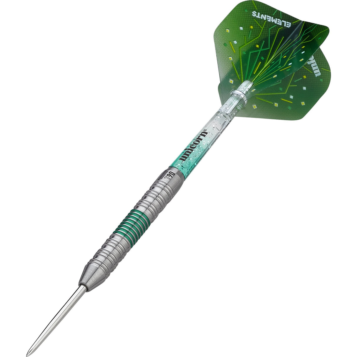 Unicorn T90 Darts - Steel Tip - Core XL - S2 - Green