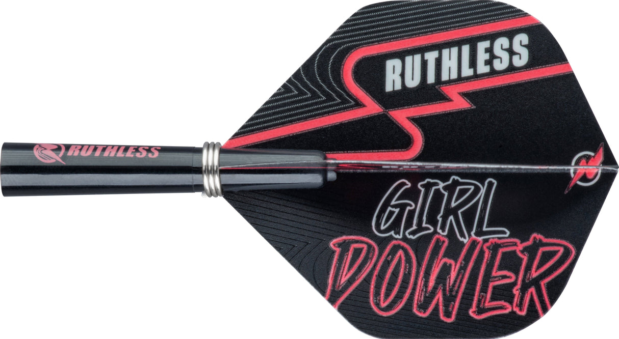 Ruthless Girl Power Darts - 90% Steel Tip Tungsten - Ringed - Pink