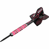 Ruthless Darts Girl Power 90% Tungsten Darts Set - Knurled and Knurled Steel Tip - Pink - Available in Multiple Weights Ruthless Darts Girl Power 90% Tungsten Darts Set - Knurled and Knurled Steel Tip - Pink - Available in Multiple Weights