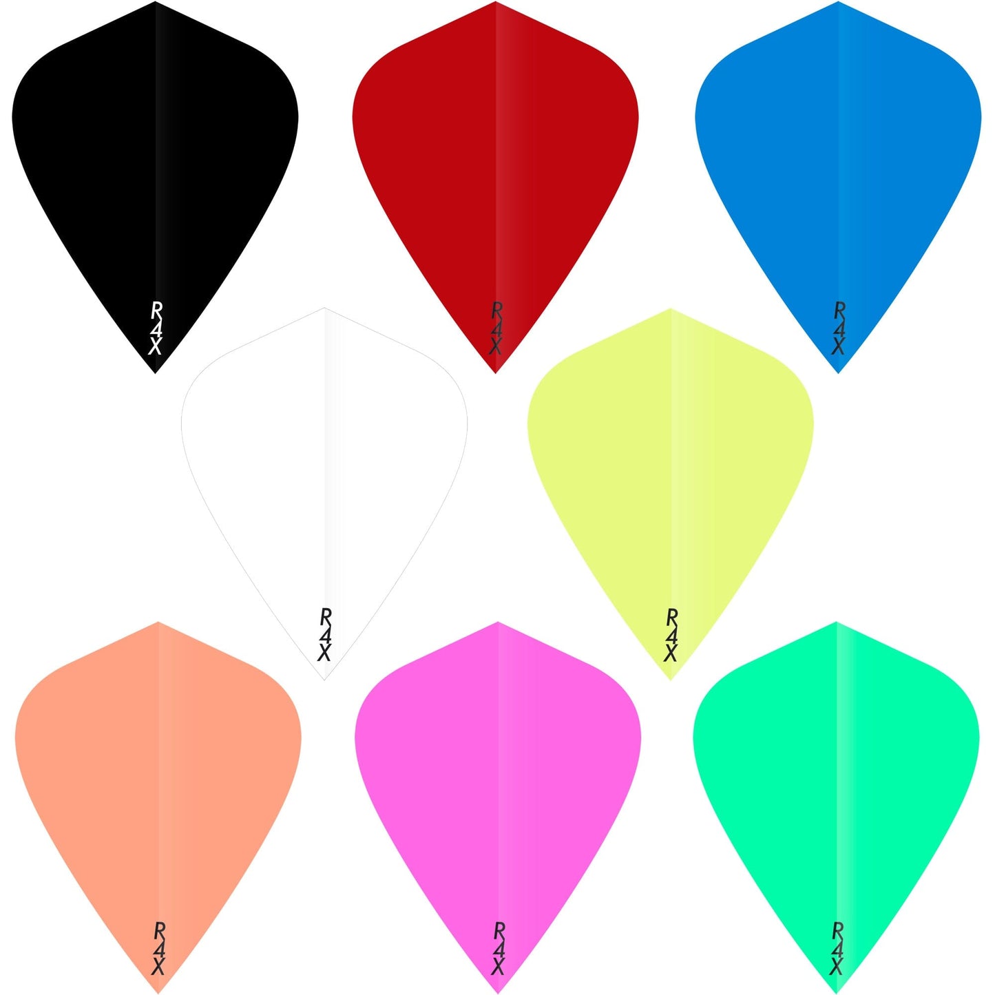 Ruthless R4X - Solid - Dart Flights - 100 Micron - Kite