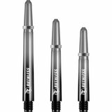 Ruthless Deflectagrip Plus Dart Shafts - Polycarbonate Stems with Springs - Smokey