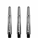Ruthless Deflectagrip Plus Dart Shafts - Polycarbonate Stems with Springs - Smokey Short