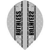 Ruthless - Clear Panel Embossed - Dart Flights - 100 Micron - Pear Clear