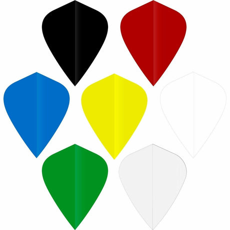 Ruthless Poly Plain - Solid - Dart Flights - 75 Micron - Kite