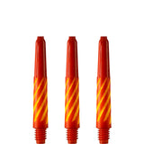 Designa Spiroline Shafts - Nylon Stems - Red & Yellow Short