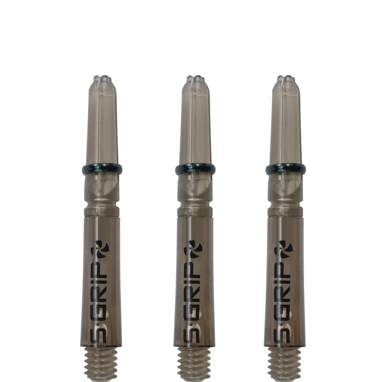 Harrows Supergrip Spin Stems - Dart Shafts - Smokey Short