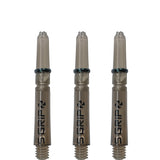 Harrows Supergrip Spin Stems - Dart Shafts - Smokey Short