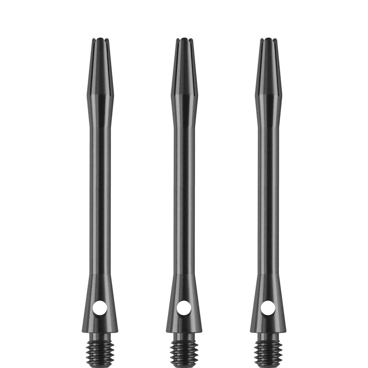 Designa Aluminium Shafts - Metal Dart Stems - Gun Metal Medium
