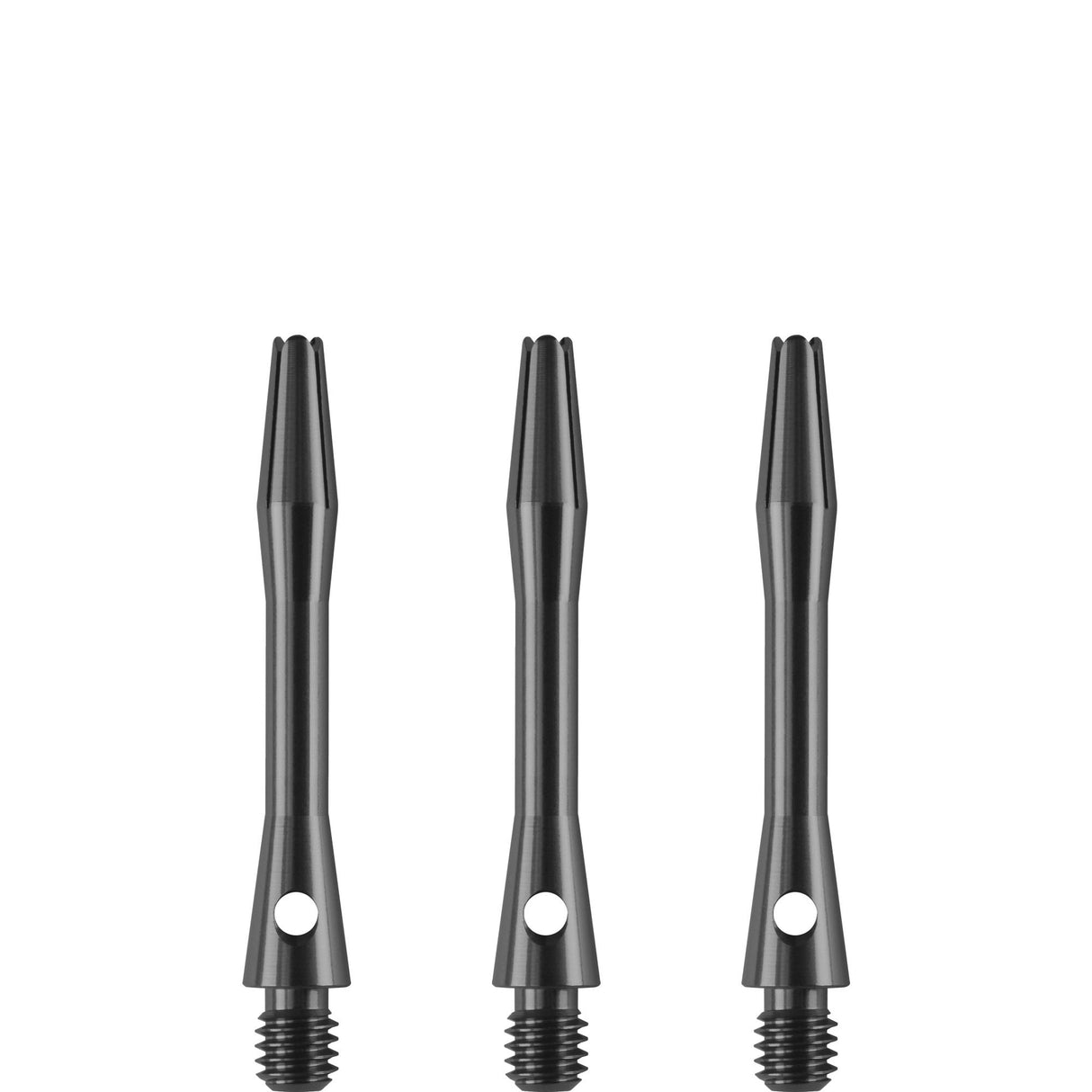 Designa Aluminium Shafts - Metal Dart Stems - Gun Metal Short