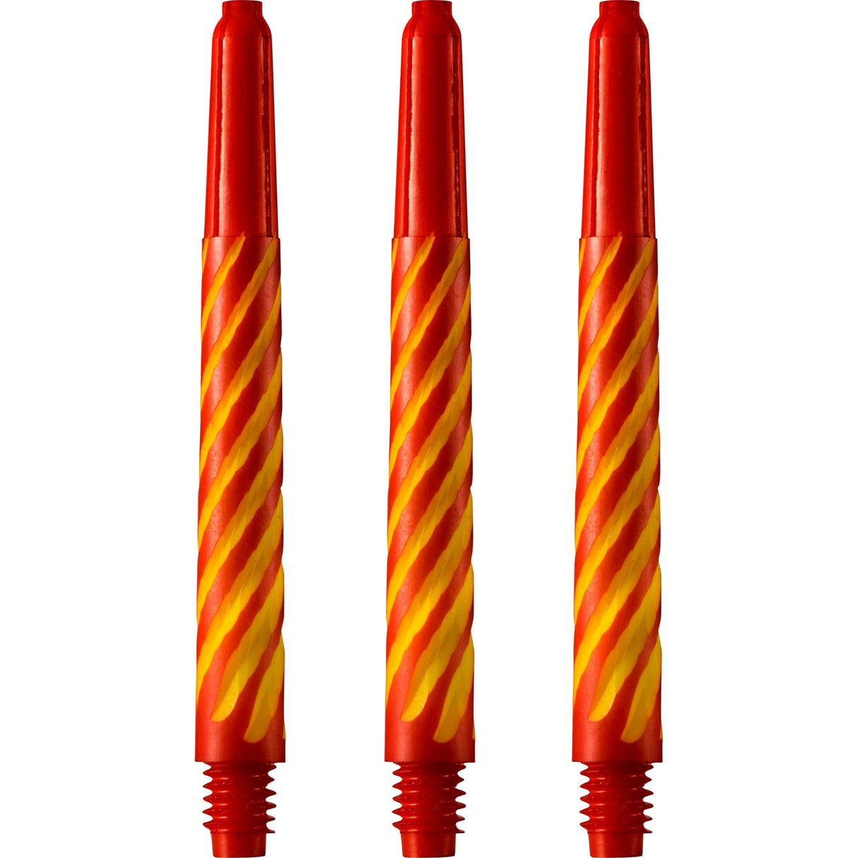 Designa Spiroline Shafts - Nylon Stems - Red & Yellow Medium