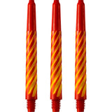 Designa Spiroline Shafts - Nylon Stems - Red & Yellow Medium