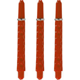 Harrows Dimplex Shafts - Dart Stems - with Rings - Fire Red Medium