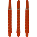 Harrows Dimplex Shafts - Dart Stems - with Rings - Fire Red Medium