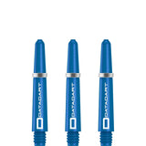 Datadart Signature Nylon Shafts - Stems with Springs - Blue Short