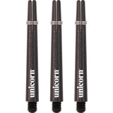 Unicorn Gripper 3 Dart Shafts - Nylon Stems - Black Medium