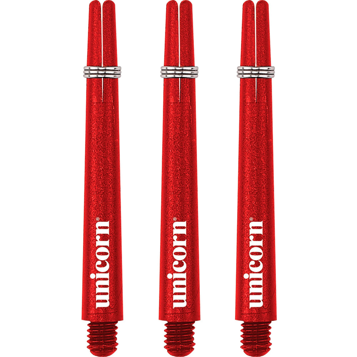 Unicorn Gripper 3 Dart Shafts - Nylon Stems - Red Medium