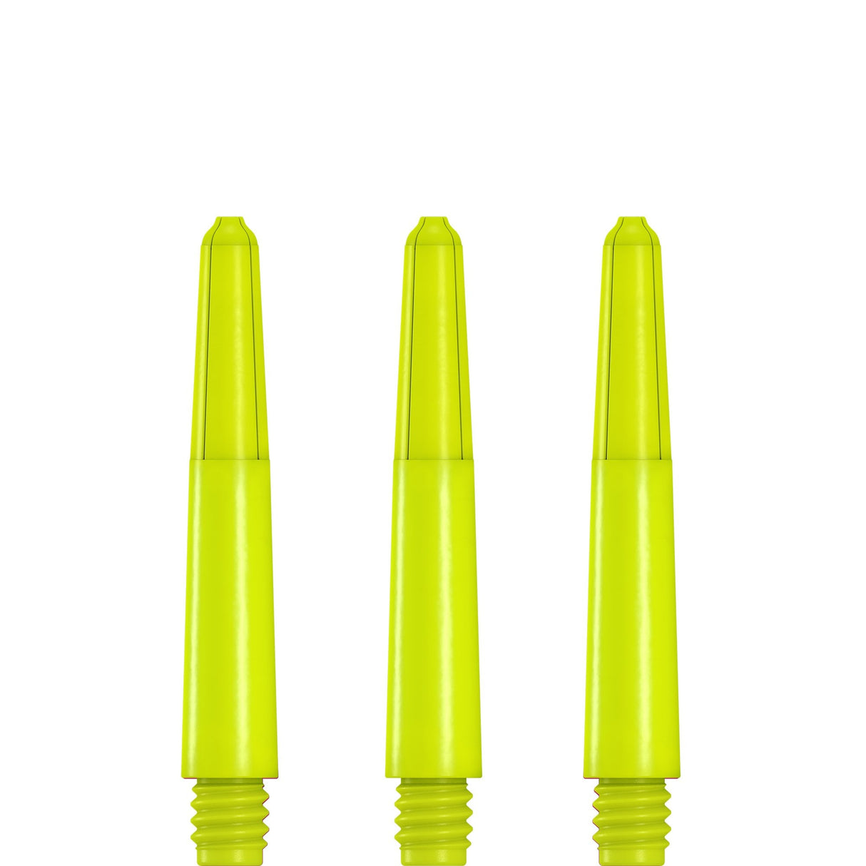 Designa Nylon Shafts - Durable Dart Stems - Neon Yellow Short