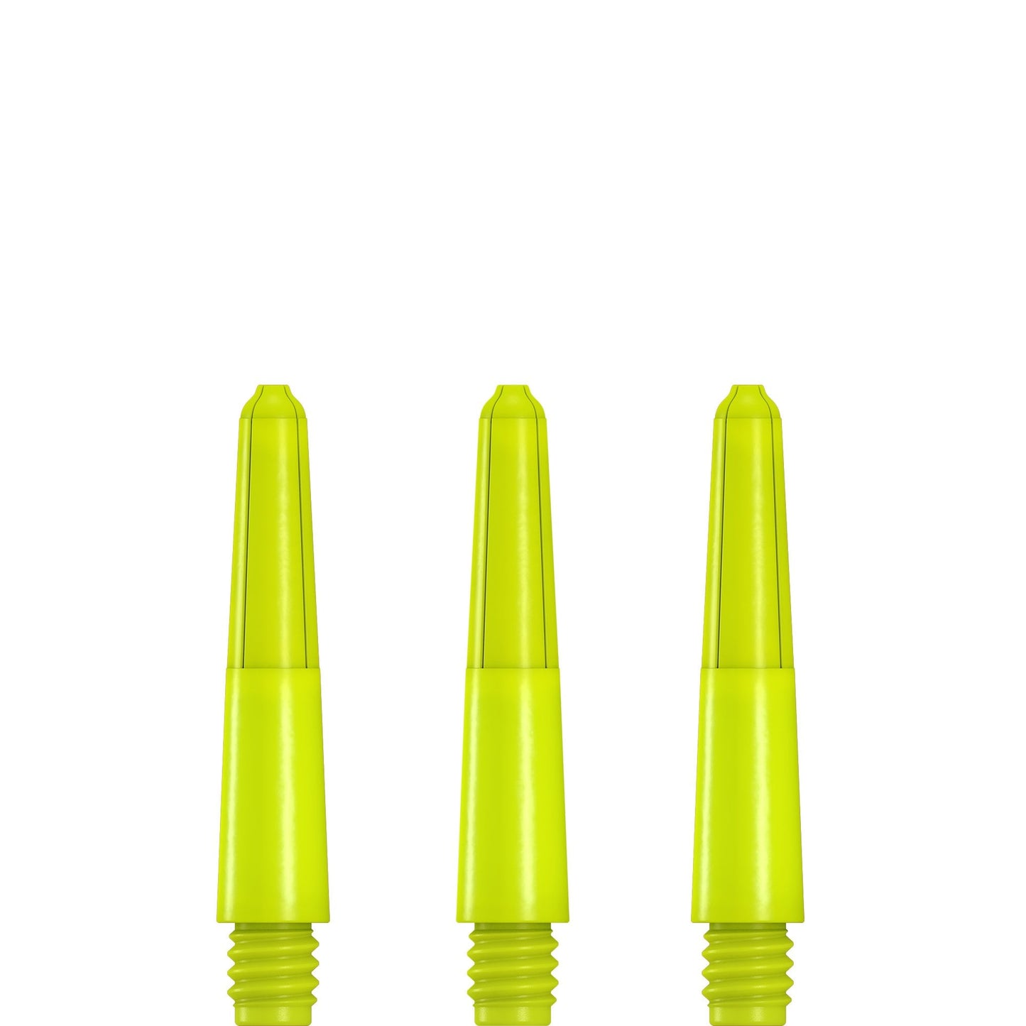 Designa Nylon Shafts - Durable Dart Stems - Neon Yellow Extra Short