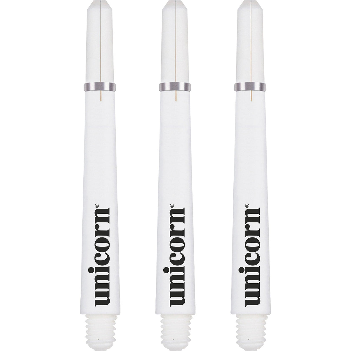 Unicorn Gripper 4 Dart Shafts - White Long