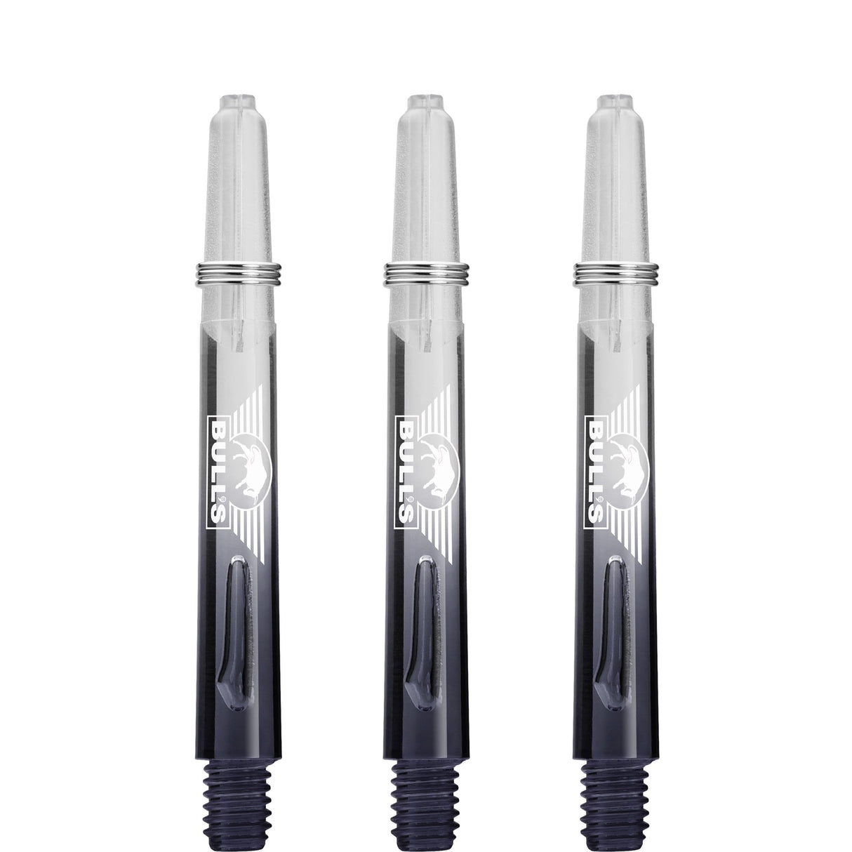 Bulls X-Ray Shafts - Dart Stems - Gradient - Black Short
