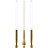 Unicorn Phase 5 Dart Shafts - Titanium Stems - Screw In Top Gold