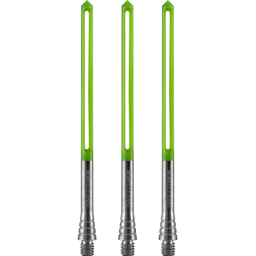 Unicorn Phase 5 Dart Shafts - Titanium Stems - Screw In Top Natural