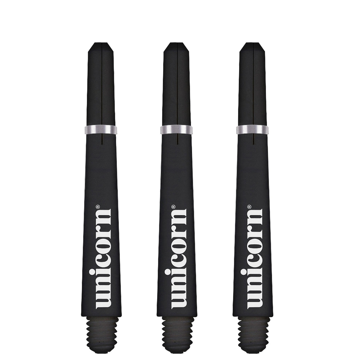 Unicorn Gripper 4 Dart Shafts - Black Medium