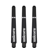 Unicorn Gripper 4 Dart Shafts - Black Medium