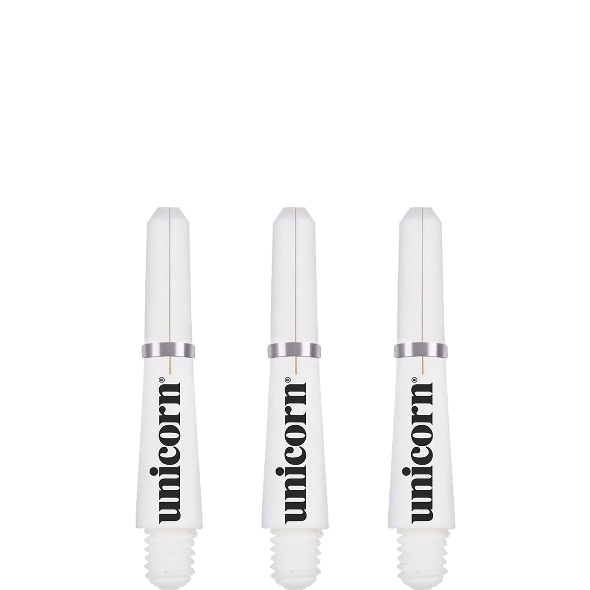 Unicorn Gripper 4 Dart Shafts - White Ultra Short