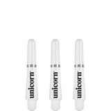 Unicorn Gripper 4 Dart Shafts - White Ultra Short