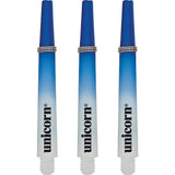 Unicorn Gripper 3 Two Tone Dart Shafts - White & Blue Medium