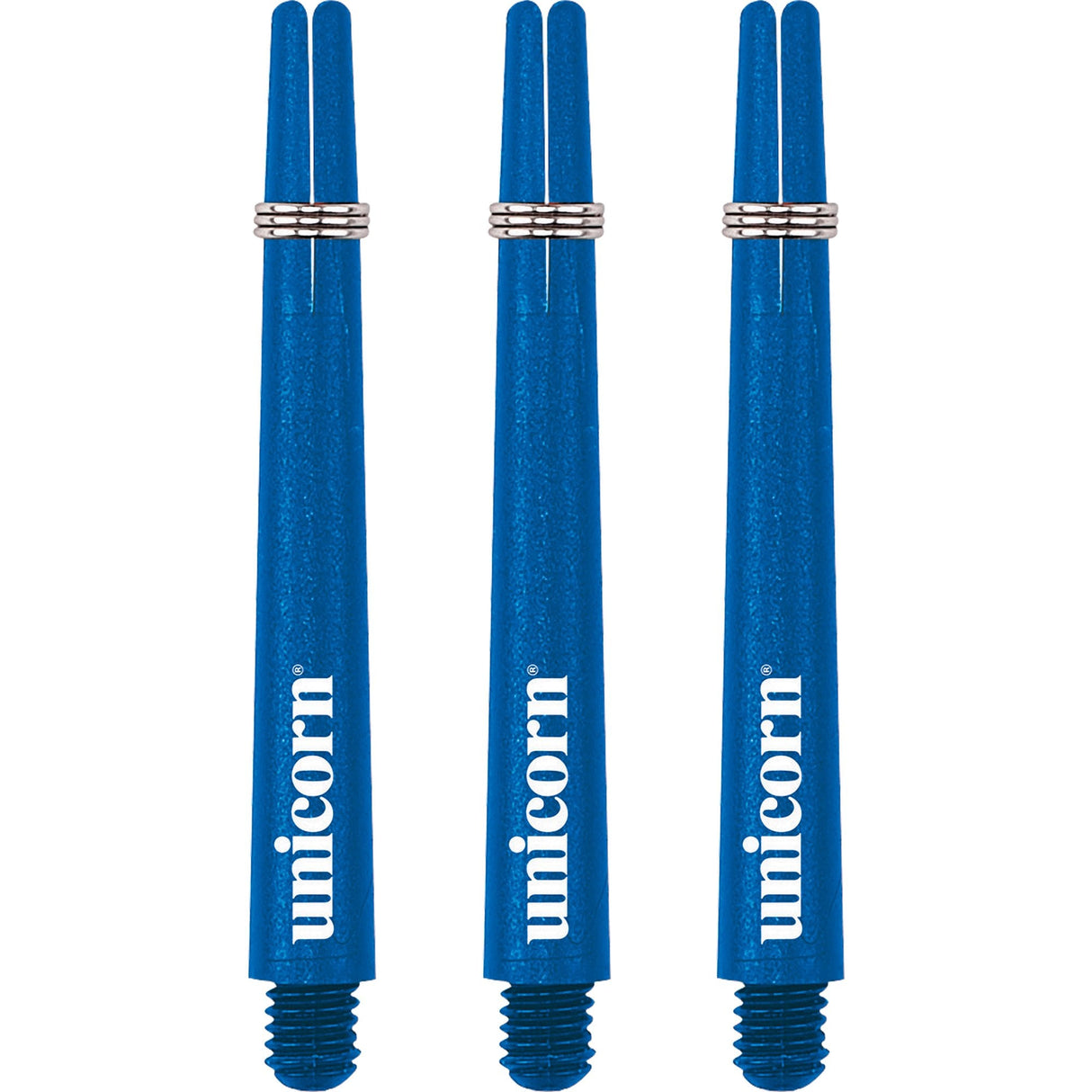 Unicorn Gripper 3 Dart Shafts - Nylon Stems - Blue Medium