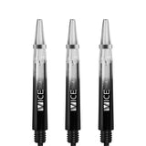 One80 Vice Gradient Shafts - Clear - Black Tweenie