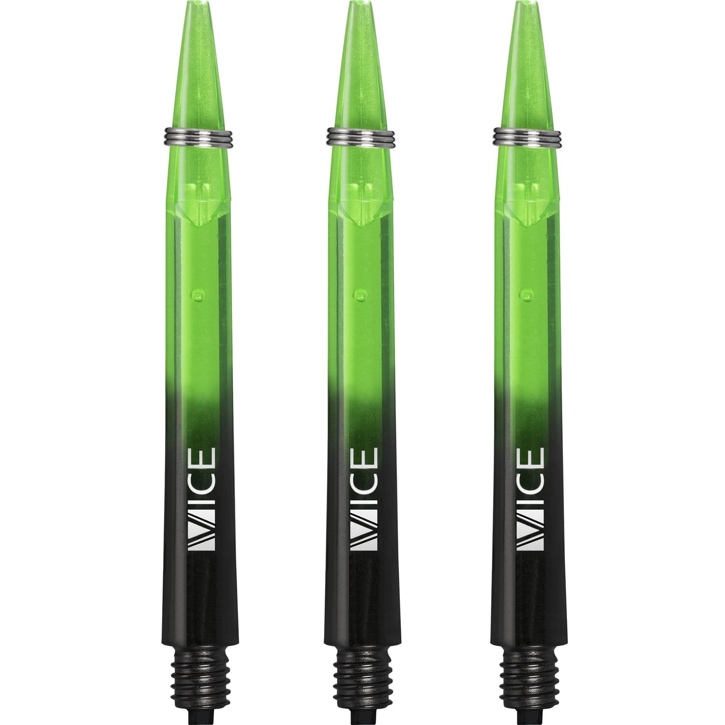 One80 Vice Gradient Shafts - Black - Neon Green Medium