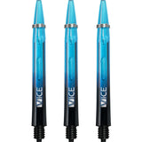 One80 Vice Gradient Shafts - Black - Sky Blue Medium