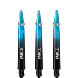 One80 Vice Gradient Shafts - Black - Sky Blue Tweenie