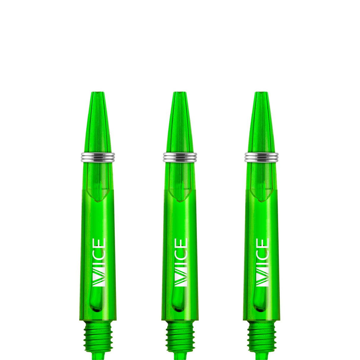 One80 Vice Shafts - Stems with Springs - Neon Green Short