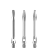 Designa Aluminium Shafts - Metal Dart Stems - Silver Tweenie