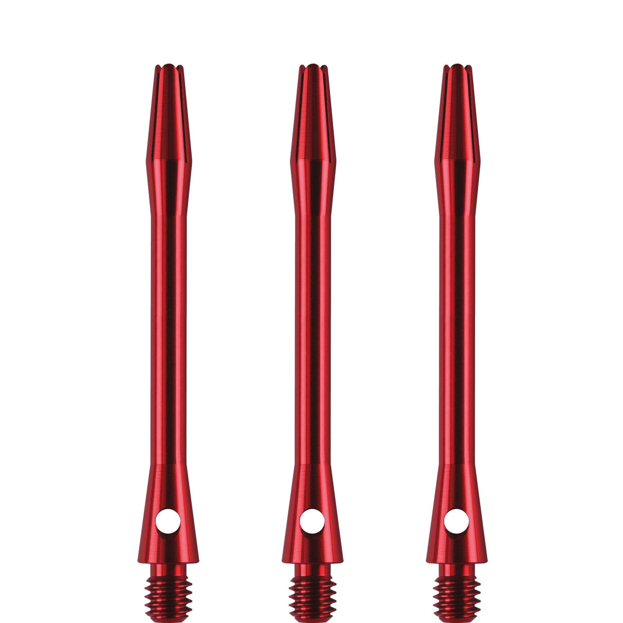 Designa Aluminium Shafts - Metal Dart Stems - Red Medium