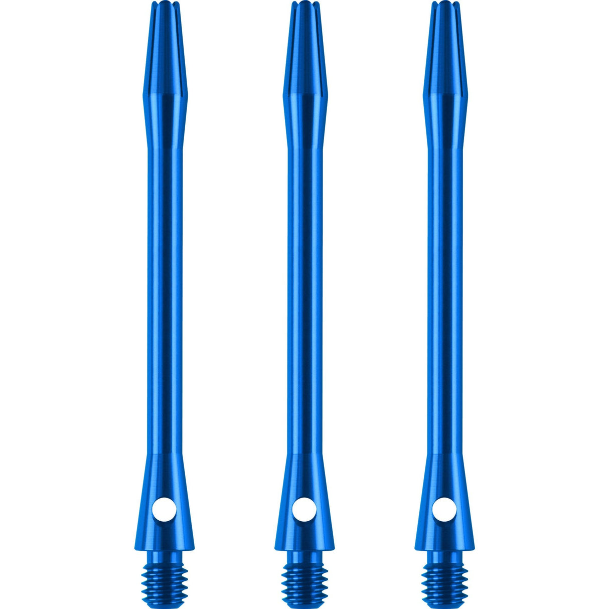 Designa Aluminium Shafts - Metal Dart Stems - Blue Long