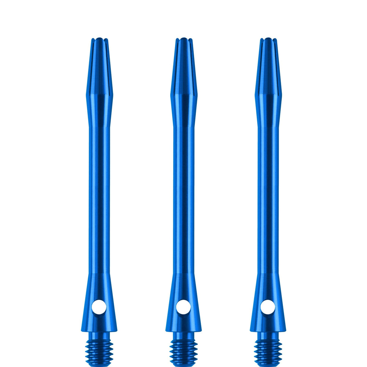 Designa Aluminium Shafts - Metal Dart Stems - Blue Medium