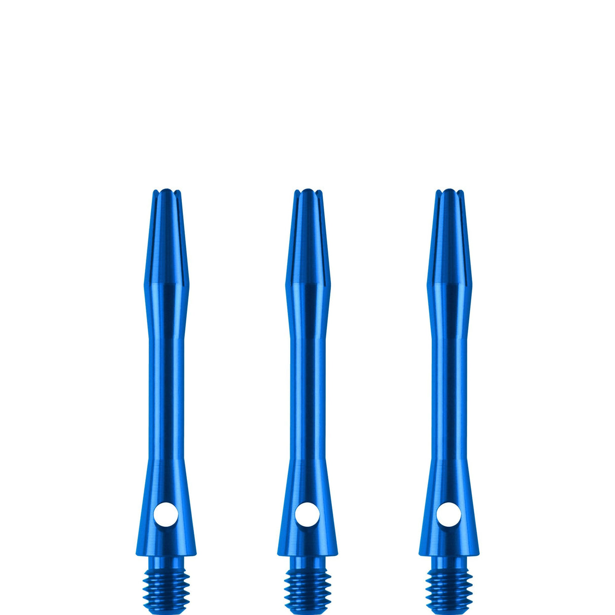 Designa Aluminium Shafts - Metal Dart Stems - Blue Short