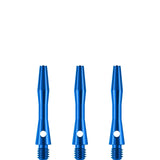Designa Aluminium Shafts - Metal Dart Stems - Blue Extra Short