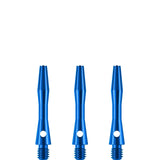 Designa Aluminium Shafts - Metal Dart Stems - Blue Extra Short