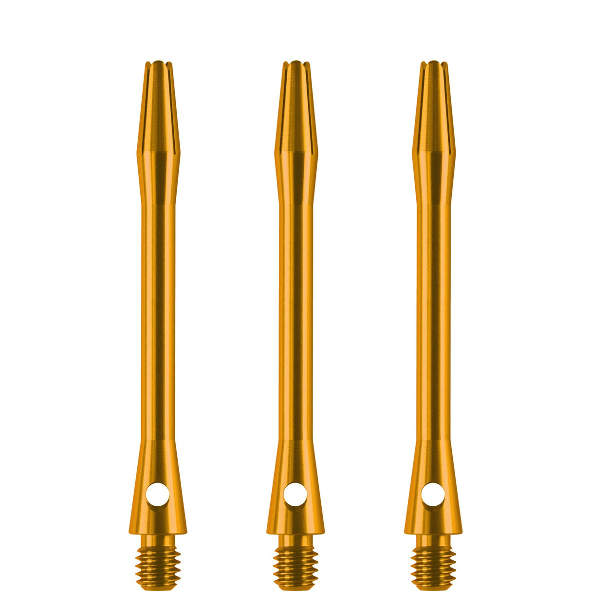 Designa Aluminium Shafts - Metal Dart Stems - Gold Medium