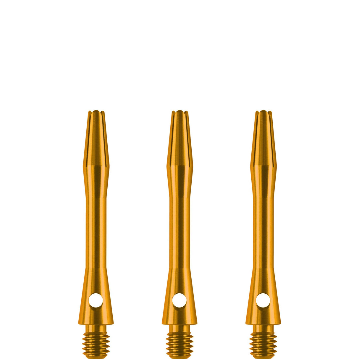 Designa Aluminium Shafts - Metal Dart Stems - Gold Short