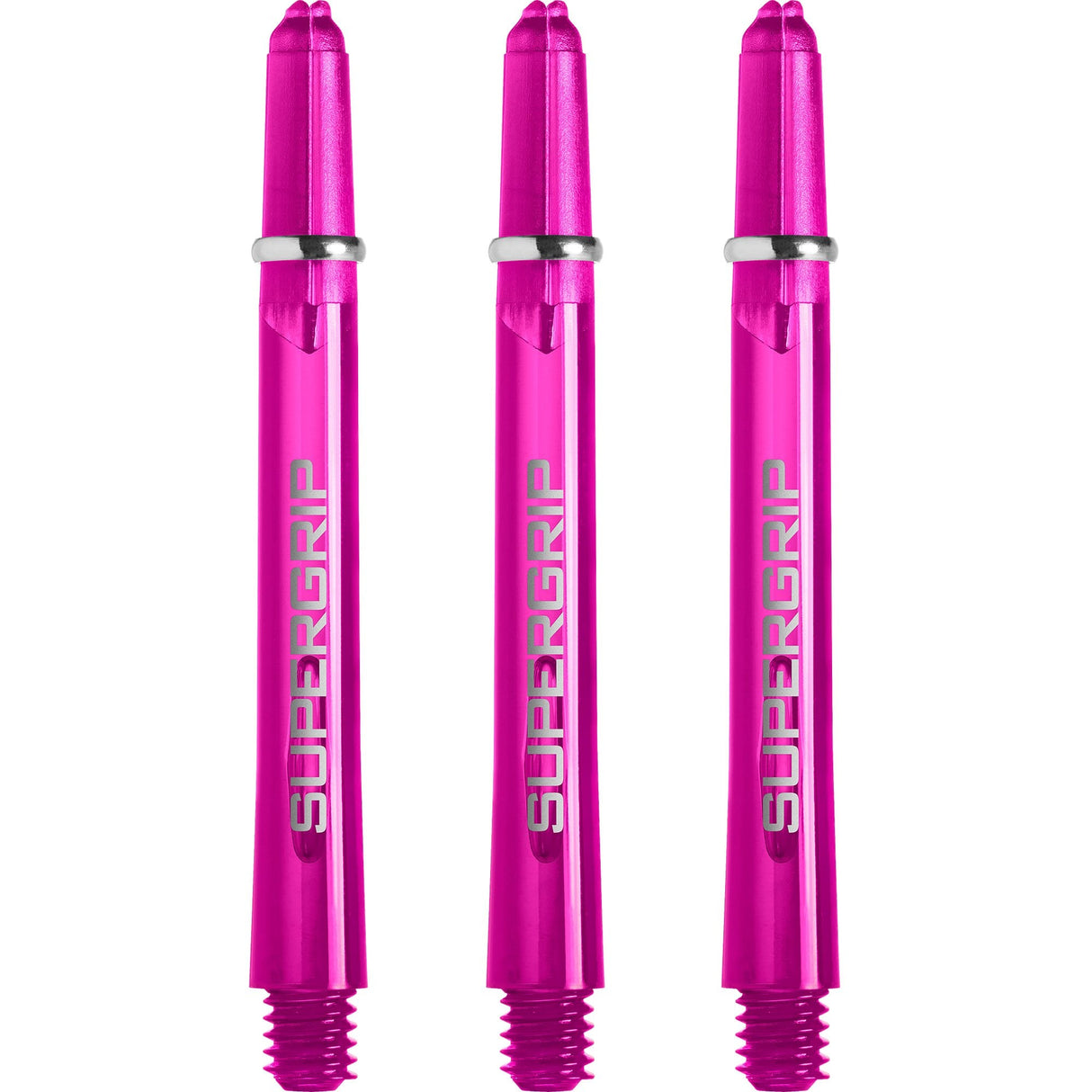 Harrows Supergrip Shafts - Dart Stems - Dark Pink Medium